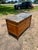 French 19th Century Louis XVI Walnut Marble Top Chest of Drawers For Sale - Image 12 of 12