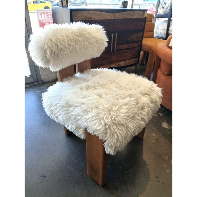 The Skyler Fur Lounge Chair is a great design for any interior concept. Produced from a solid oak wood frame that is...