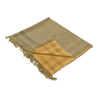Vintage Handwoven Throw For Sale