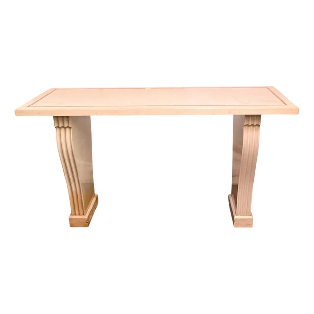Italian Marble Console Table For Sale
