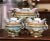 Blue 19th Century French Barbotine Hunt Motifs Cache Pots and Jardiniere, Set of 3 For Sale - Image 8 of 12