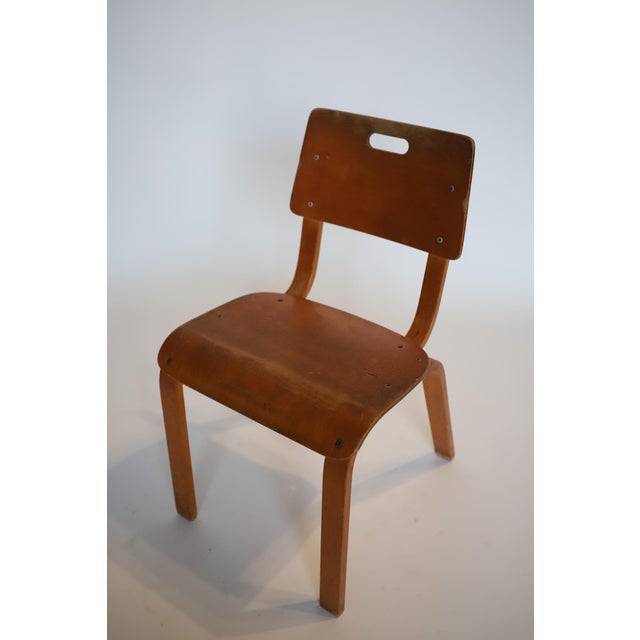 Mid 20th Century Bentwood Childs Chair Attributed to Thonet For Sale - Image 16 of 17