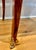 Antique French Louis XV Style Tulipwood Marquetry Writing Table or Side Table With Leather Top For Sale - Image 17 of 18