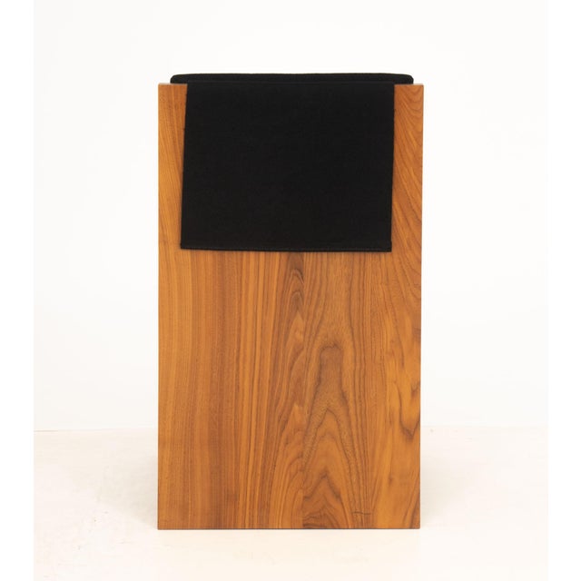 Zach Hadlock Platform Walnut Dining Chairs, 5 For Sale - Image 11 of 12