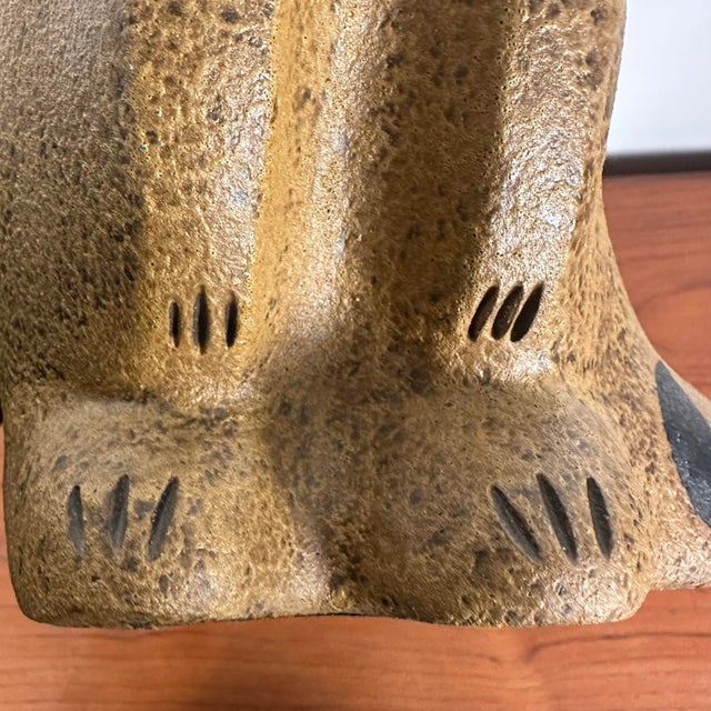 Ceramic John Seymour Limited Edition Stoneware Raccoon For Sale - Image 7 of 9