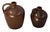 American Roycroft Glazed Little Brown Jugs, S/ 2 For Sale - Image 3 of 6