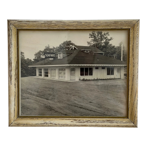 Vintage New Jersey Seafare Fish Market Framed Photo, Circa 1950s