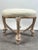 French French Napoleon III Style Faux Rope Stool or Ottoman by Cugini Lanzani For Sale - Image 3 of 10