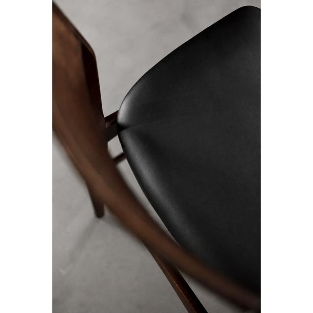 Wood Mid-Century Scandinavian Modern Dining Chairs in Beech and Rosewood, 1960s, Set of 4 For Sale - Image 7 of 18