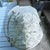 French Vintage Wrought Iron French End Table Beveled Glass Top Ornate Rectangular For Sale - Image 3 of 8