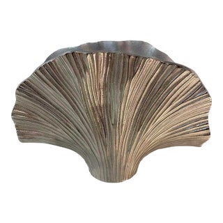 Ginkgo Leaf I 12.5 X 6.5 Inch Vase For Sale