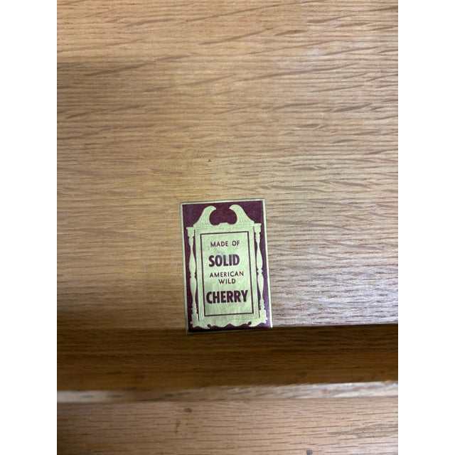 Vintage Davis Cabinet Co Lillian Russell Victorian Style Walnut Vanity Desk For Sale - Image 15 of 16