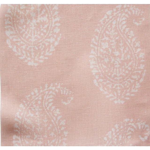 Contemporary Peter Dunham Pink Kashmir Paisley Fabric Pillow Cover For Sale - Image 10 of 10