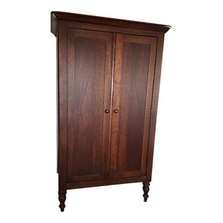 Pottery Barn Federal Style Armoire For Sale