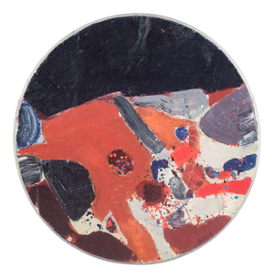 Lars Bertle, Expressive Abstract Work, 1970s, Wood and Canvas