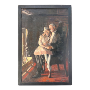 American Illustration, “Tired but Happy” by Griswold Tyng (1883-1962)