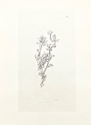 1947 Paul Klee Engraving 22 Grant Aphis 1920 Reproduction
