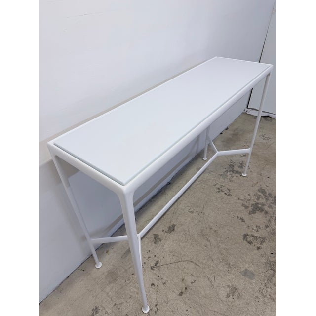 Richard Schultz White Porcelain 1966 Collection Outdoor High Table for Knoll For Sale - Image 12 of 17