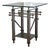 Postmodern Glass Side Table, 1990s For Sale