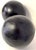 Graduated (9" & 7") Pair of Artisan Bronze Garden Balls / Sculptural Spheres For Sale - Image 9 of 18