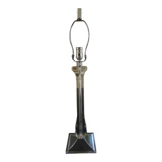 Late 20th Century Modern Lucite Lamp For Sale