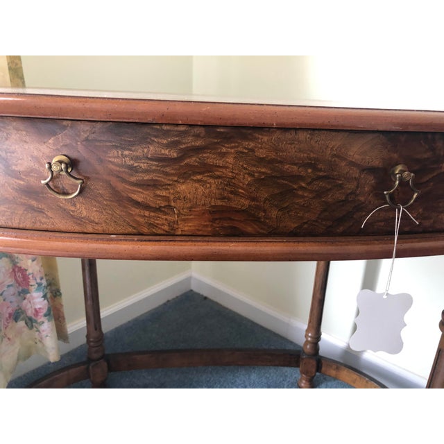 1970’s French Dressing Table With Bombay Company Stool Chairish