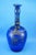 Cobalt Blue Scavo Glass Bottle Vase attributed to Mario Pinzon for Seguso, Italy, 1960s For Sale - Image 4 of 17