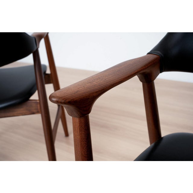 Brown Mid-Century Modern Dining Set by Låte Møbelfabrikk, 1960s, Set of 7 For Sale - Image 8 of 18