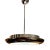 Mid-Century Modern Bauhaus Modern UFO Pendant Light by Josef Hurka for Napako, 1950s For Sale - Image 10 of 10