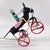 Early 20th Century Vintage African Wire Push Toy Galimoto Bicycle with Moving Horse MATTER COLLECTION For Sale - Image 4 of 7