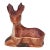 Small Majolica Brown Deer Tureen Caugant, Circa 1950 For Sale
