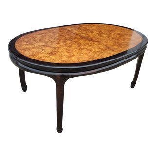 Vintage 1970's Century "Chin Hua" Oval Dining Table For Sale