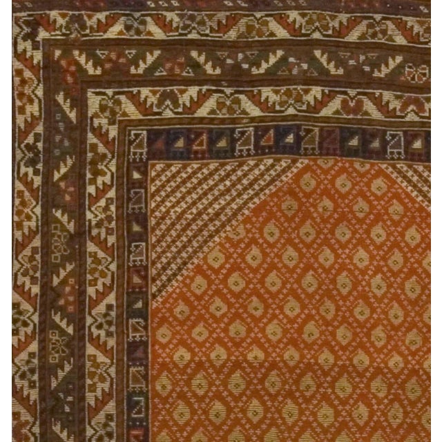 19th Century Antique Qashqa'i Rug 5' X 9'4 For Sale - Image 5 of 8