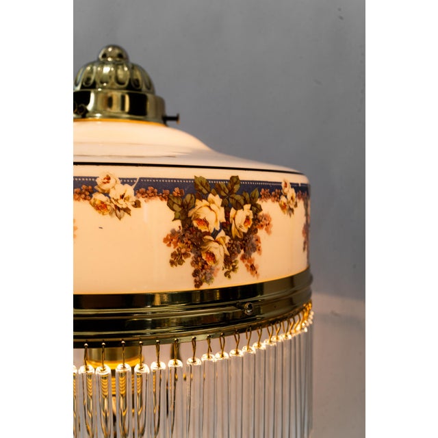 Art Deco Table Lamp with Glass Shade, Vienna, 1920s For Sale - Image 6 of 17