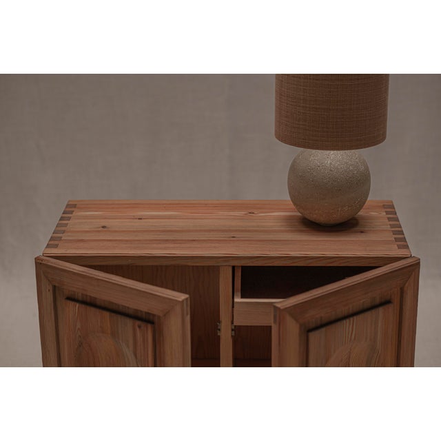 1970s Brutalist Two-Door Sideboard, 1970s For Sale - Image 5 of 12