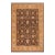 Classic Ziegler Brown Tan Hand-Knotted Wool Rug - 8'2'' X 9'11'' For Sale