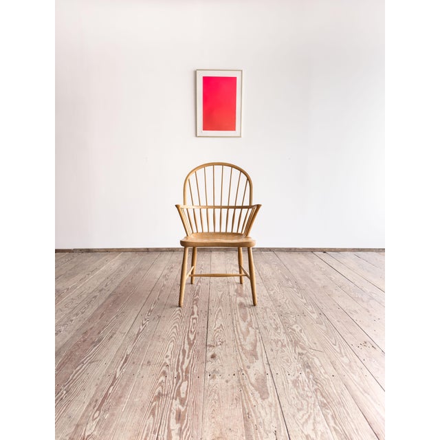 Brutalist Armchair in Pine by Tage Poulsen For Sale - Image 6 of 18