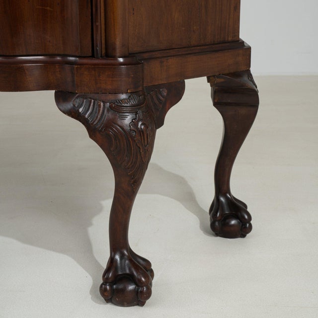 19th Century France Brown Wood Display Cabinet For Sale - Image 11 of 11