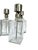 G. Briard Vintage Mid-Century Etched Glass & Chrome Liquor Dispenser Bar Bottles — Set of 6 For Sale - Image 4 of 13