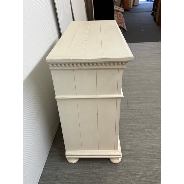 Restoration Hardware Jameson Dresser, Antiqued White For Sale In San Francisco - Image 6 of 12