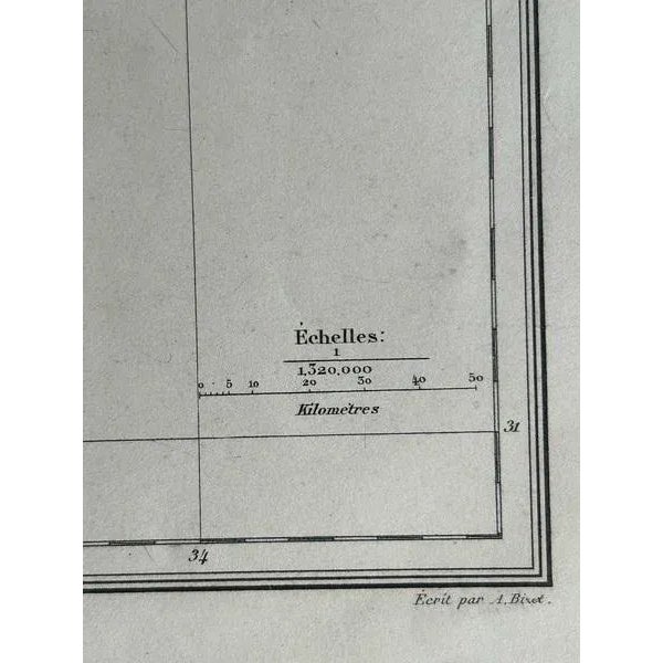 Tribes and Maccabees Antique Map by Migeon, 1892 For Sale - Image 9 of 13