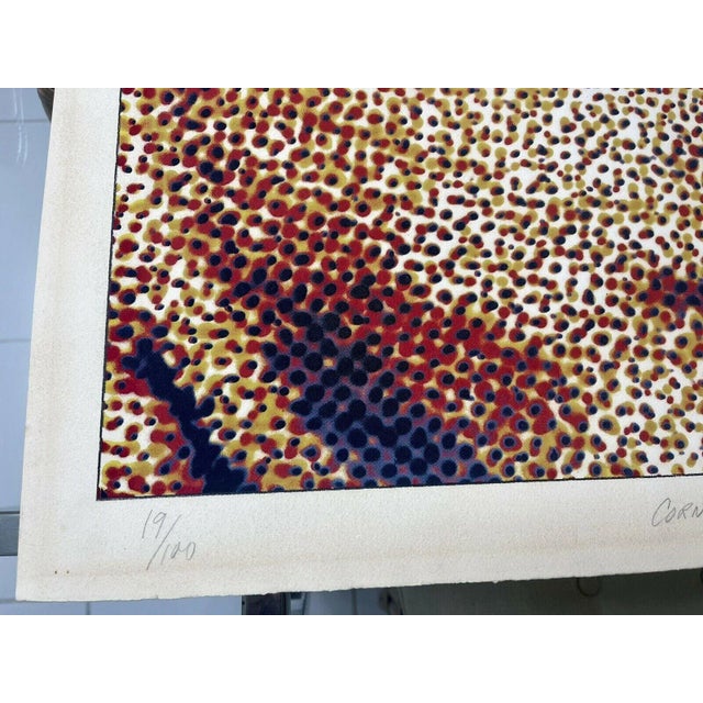 1970s 1971 “Corn Maid” Abstract Figurative Lithograph Numbered 19/100 by Michael Knigin For Sale - Image 5 of 9