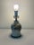 Vintage Small Studio Pottery Table Lamp With Abstract Floral Accents For Sale In Austin - Image 6 of 8