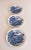 Ceramic Vintage Country Side Enoch Wedgwood Hand Painted Blue & White Plates S/3 For Sale - Image 7 of 7