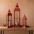 Modern Ornamental Metal Floor Lantern (Set of 3) For Sale - Image 3 of 3