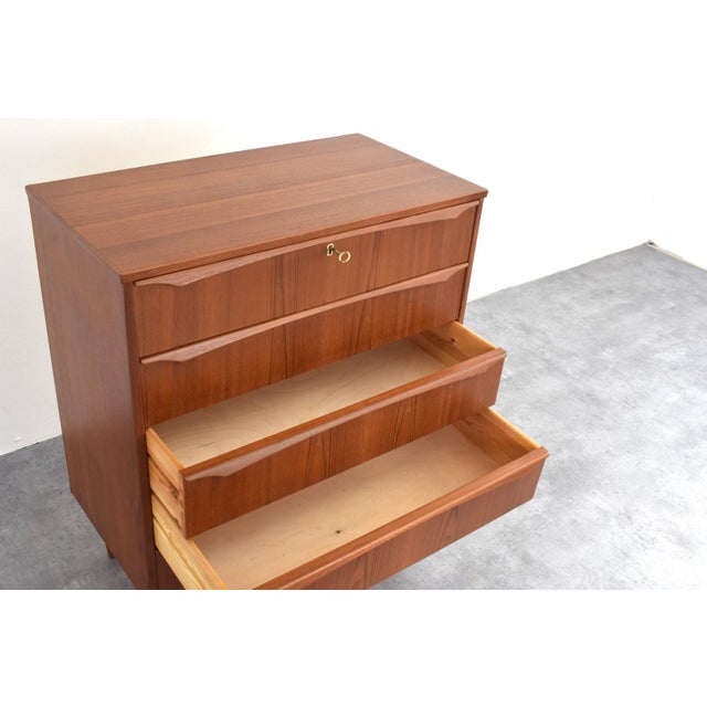 Mid-Century Modern Danish Teak Chest of Drawers, 1960s For Sale - Image 14 of 16