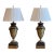1920s Gilded Bronze and Marble Lamps - a Pair For Sale