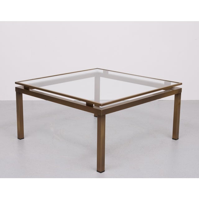 1970s Square Coffee Table attributed to Maison Jansen, France, 1970s For Sale - Image 5 of 8