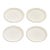 Vintage Ironstone Oval Petite Serving Platters With Gold Rim - Set of 4 For Sale