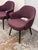 Eggplant Eero Saarinen for Knoll Studio Aubergine Executive Armchairs, Pair For Sale - Image 8 of 12